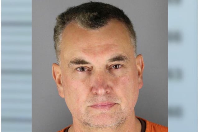 This booking photo provided by the Hennepin County Sheriff&#39;s Office shows Vance Boelter in Green Isle, Minn., on June 16, 2025.