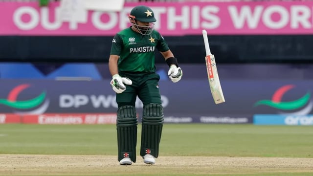 Babar Azam returns to the pavilion | Image: AP