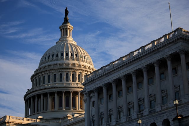 A view of the U.S. Capitol on the inauguration day of Donald Trump's second presidential term in Washington, DC, U.S. January 20, 2025. REUTERS/Daniel Cole/File Photo
