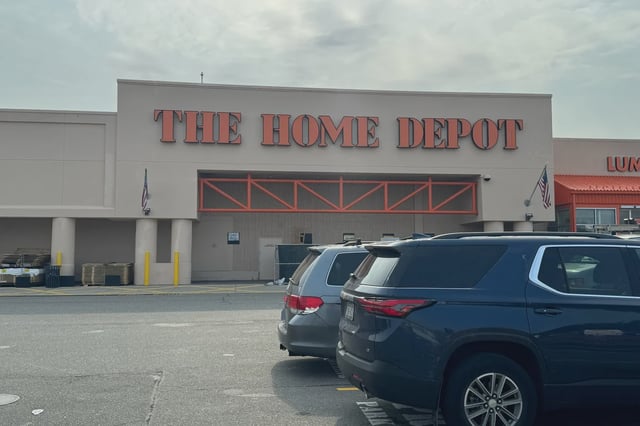 Outside of the Home Depot in Freeport, Nassau County, where U.S. Immigration and Customs Enforcement agents lately have been busy.