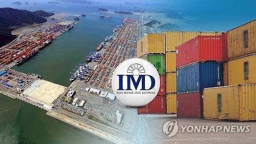 The logo of the International Institute for Management Development (Yonhap)