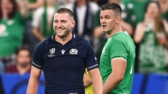 Russell and Sexton clash during the 2023 World Cup. Now the Bath player finds himself under Sexton’s tutelage but they have settled their differences, most likely over a pint