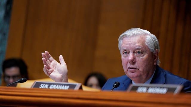 Senator Lindsey Graham's message centred around a sharp rebuke of Iran’s behaviour.