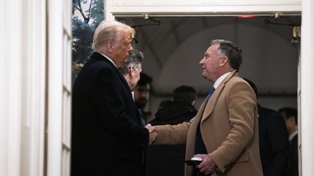 Trump with Steve Witkoff at the White House. Photo: Al Drago/Getty Images