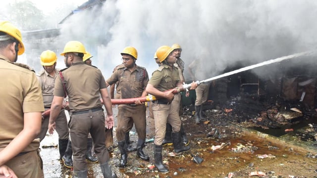 Kolkata Market Fire
