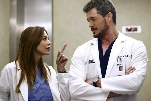 Ein Bild aus dem Jahr 2005: Eric Dane mit Kollegin Ellen Pompeo