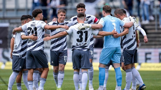Der SV Sandhausen stieg in die Regionalliga ab