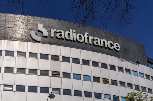 La Maison de la radio, siège de Radio France. La ministre de la culture Rachida Dati soutient le projet de création d’une holding chapeautant l’audiovisuel public. 