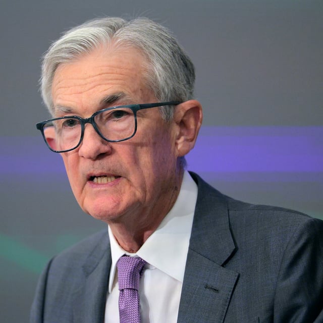 Federal Reserve Chair Jerome Powell delivers remarks during the Division of International Finance 7th Anniversary Conference at the Fed on June 02, 2025 in Washington, DC.