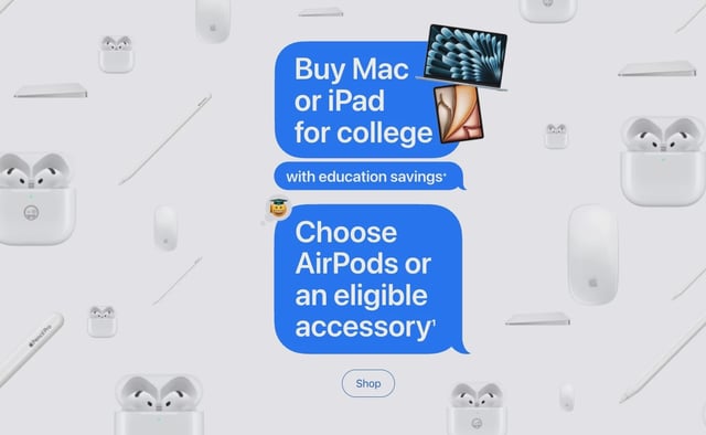 Apple's 2025 Back to School promo will get you a free AirPods.