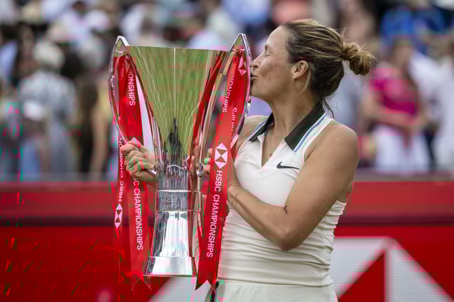 Tatjana Maria gewann sensationell das WTA-Turnier im Londoner Queen's Club.