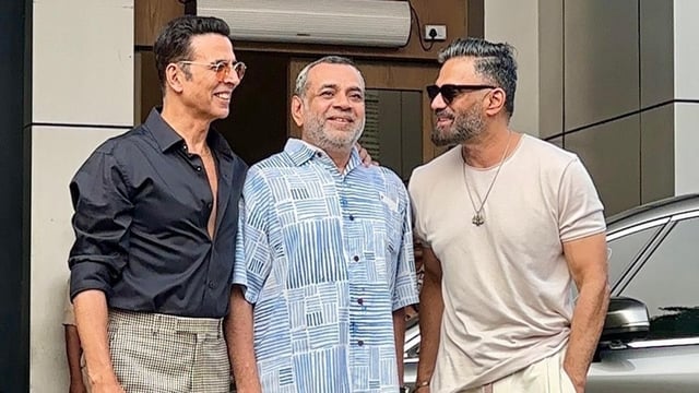 Akshay Kumar reacts to ongoing feud with Paresh Rawal over his Hera Pheri 3 exit.