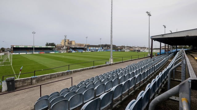 Das Stadion von Drogheda United