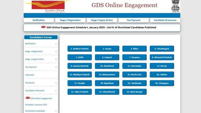 India Post GDS Recruitment 2025: 4th Merit List Out at indiapostgdsonline.gov.in, Check Here  | Image: File Photo