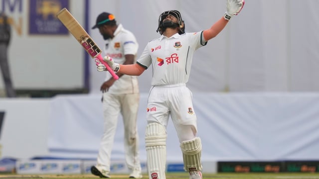 Mushfiqur Rahim Bangladesh Test centuy 2025 AP