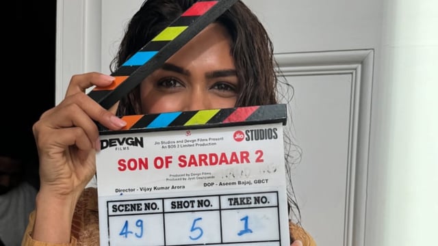 Son Of Sardaar 2: Mrunal Thakur Locked As Leading Lady For Ajay Devgn's Comedy-Drama; Treats Fans To BTS Pic From Set