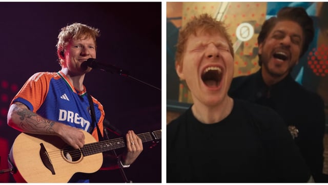 Ed Sheeran had Shah Rukh Khan do a cameo in the music video of Sapphire.