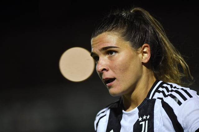 Soccer Football - Women's Champions League - Second Round - First Leg - Juventus v Paris Saint Germain - Pozzo-Lamarmora Stadium, Biella, Italy - September 18, 2024 Juventus' Sofia Cantore REUTERS/Massimo Pinca/File Photo