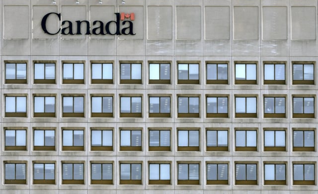The National Defence building is seen in Ottawa on Wednesday, March 30, 2022. THE CANADIAN PRESS/Adrian Wyld