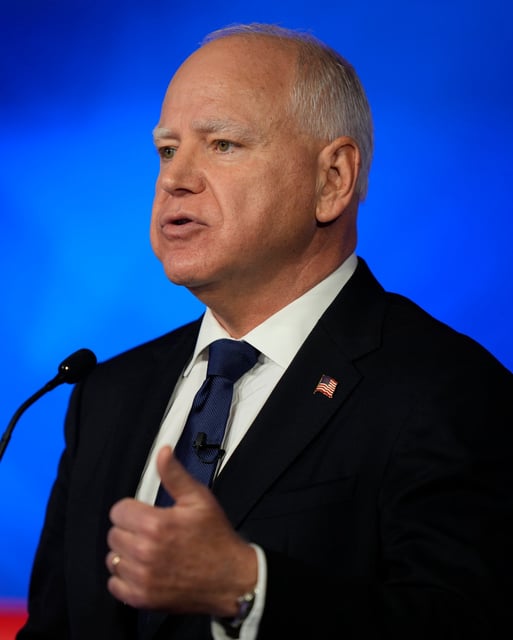 President Donald Trump says Minnesota Gov. Tim Walz should not sit by the phone waiting for a call from him. (MATT ROURKE/AP FILE)