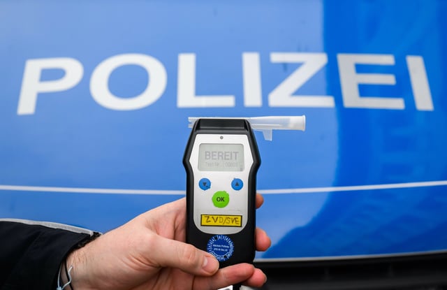 Der Mann pustete 1,94 Promille. (Symbolfoto)