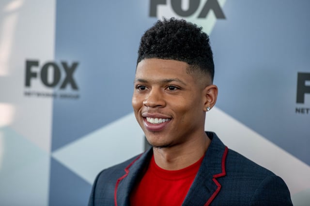 Bryshere Gray attends the 2018 Fox Network Upfront at Wollman Rink, Central Park on May 14, 2018 in New York City.  (Photo by Roy Rochlin/Getty Images)