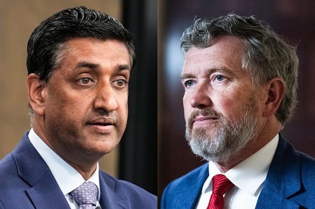 Rep. Ro Khanna, D-Calif.; Rep. Thomas Massie, R-Ky.