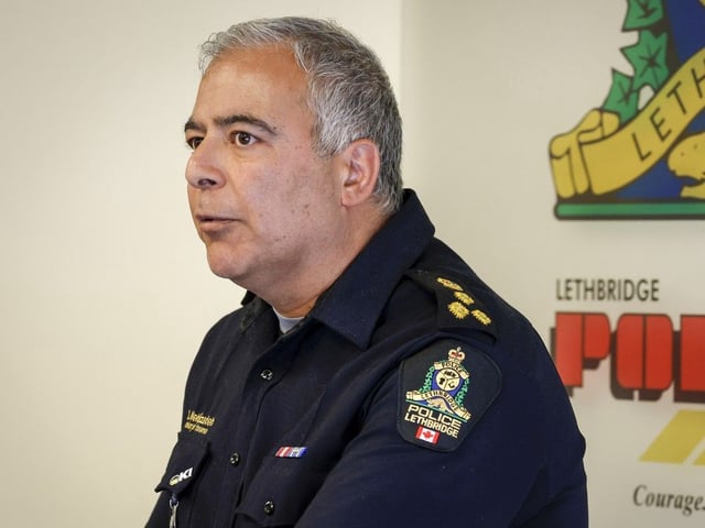 Lethbridge's police chief Shahin Mehdizadeh was found not guilty Monday of two misconduct charges he faced.
