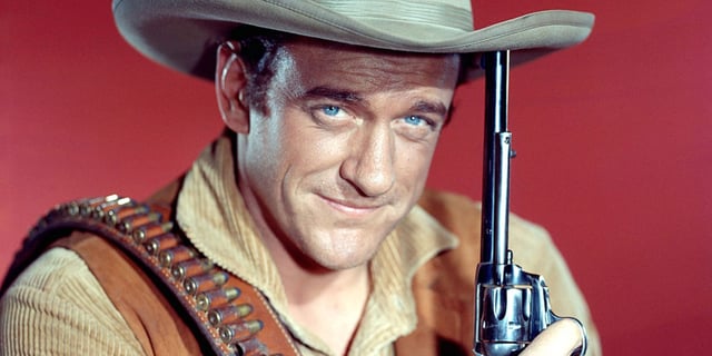 James Arness as Marshal Matt Dillon in a promotional image for 'Gunsmoke'