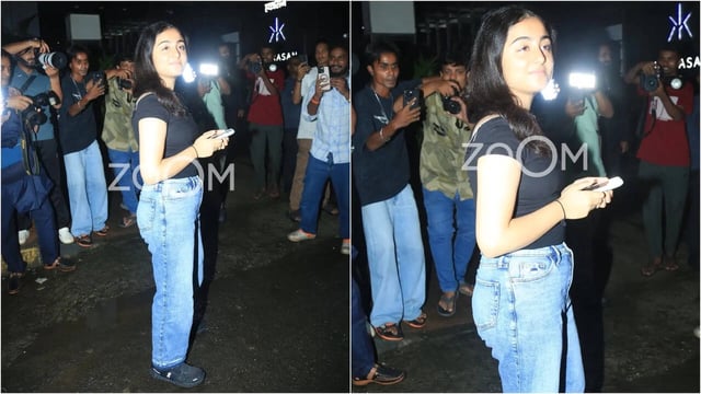 Ranbir Kapoor's Niece Samara Sahni Happily Greets Paparazzi, Courteously Says 'Nice Meeting You'