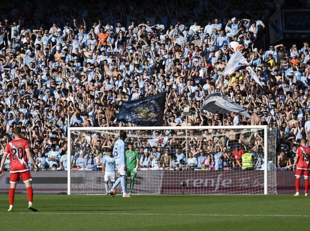 Marcador, durante el Celta-Rayo. |  Pablo Hernandez Gamarra