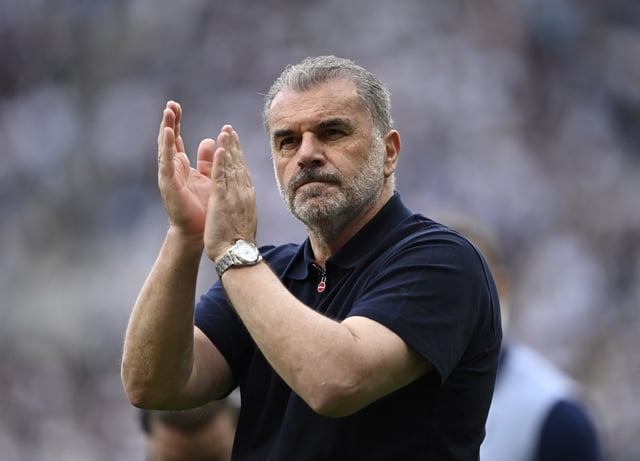 Soccer Football - Premier League - Tottenham Hotspur v Brighton & Hove Albion - Tottenham Hotspur Stadium, London, Britain - May 25, 2025, Tottenham Hotspur manager Ange Postecoglu applauds fans after the match REUTERS/Tony O Brien/File Photo