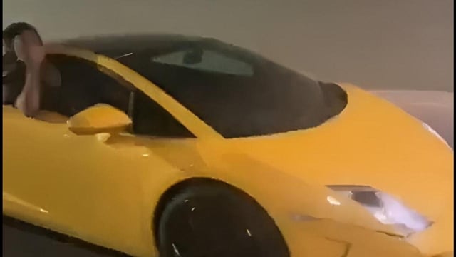 Police said the Gallardo would be seized once it is located and the driver, along with his accomplices, would be arrested, adding that they are checking CCTV footage along the Golf Course Road.  (HT Photo)