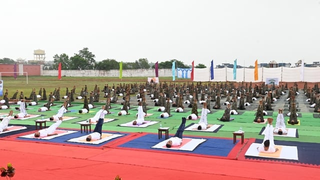 Bengaluru and Mysuru are both set to see major events this International Yoga Day, with thousands expected to attend. (Representational Image)