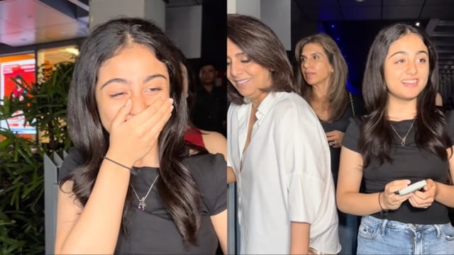 Neetu Kapoor, Riddhima Kapoor Sahni and Samara Sahni stepped out together on Tuesday night. 
