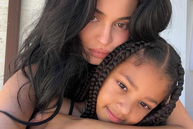 Kylie and Stormi