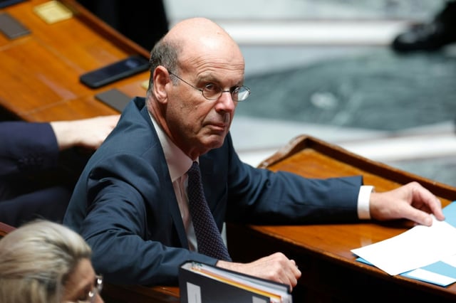 Le ministre de l'Economie Eric Lombard à l'Assemblée nationale, le 10 juin 2025 à Paris