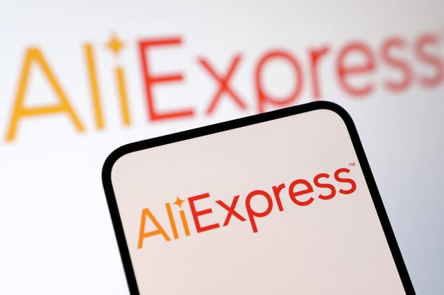 AliExpress logo is seen in this illustration taken February 11, 2025. REUTERS/Dado Ruvic/Illustration/File Photo