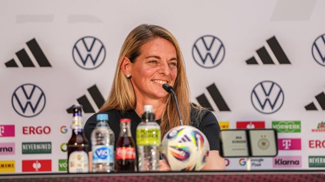 Schon bei der Kaderbekanntgabe bester Laune: Nia Künzer