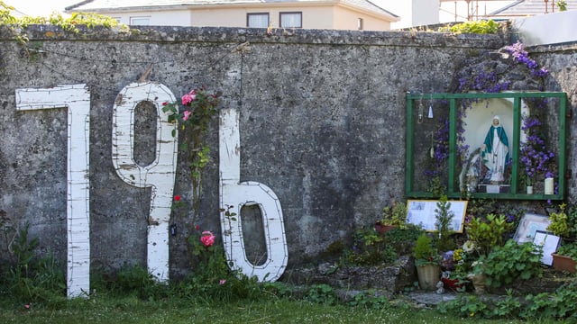 The site of the former St Mary's Mother and Baby Home, in Tuam, in the outskirts of Galway, western Ireland.