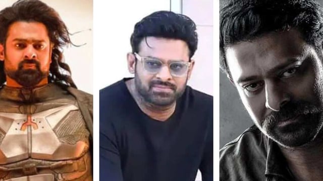 Prabhas, (left) in Kalki and (right) in Salaar