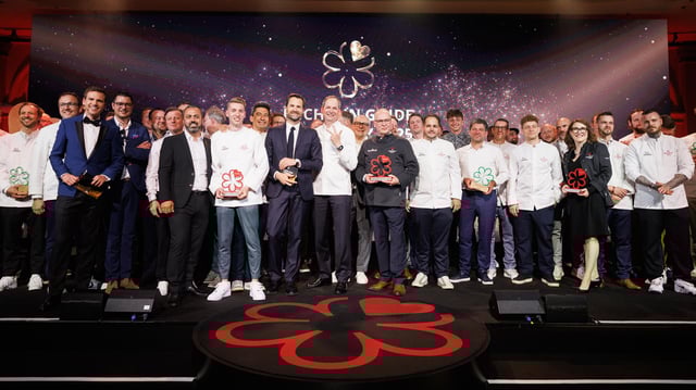 Die Verleihung der Michelin-Sterne 2025 in Frankfurt.