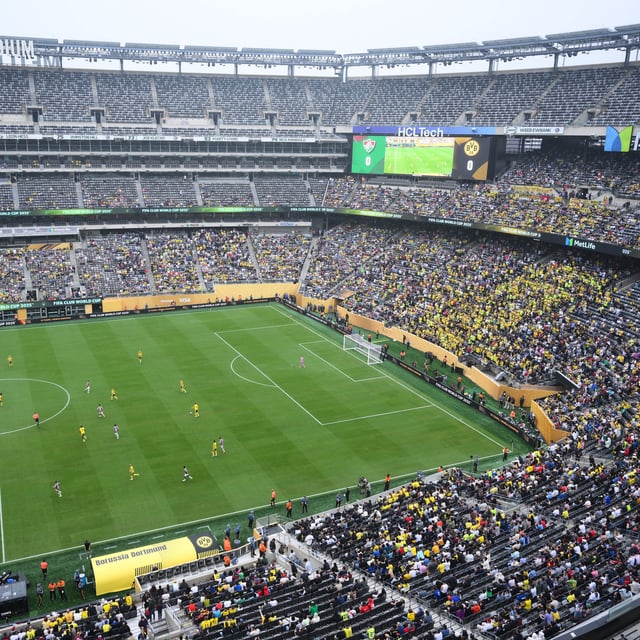 Beim BVB-Spiel gegen Fluminense in East Rutherford bleiben viele Sitze frei