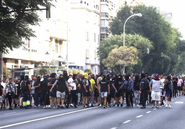Manifestación en Cádiz por la huelga del metal