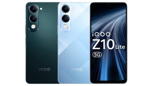 iQOO Z10 Lite 5G is powered by the MediaTek Dimensity 6300 chipset built on a 6nm process. 