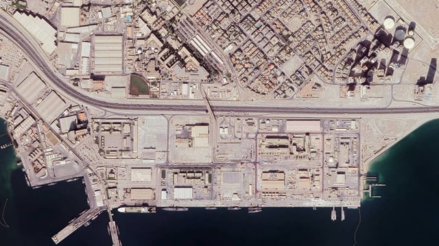 U.S. Naval Forces Deploy From Bahrain. Airbus satellite imagery captured on February 10, 2025, and provided by Google Earth shows the U.S. naval base in Bahrain's capital of Manama. Formally called Naval Support Activity Bahrain, the facility has been in use since 1971.