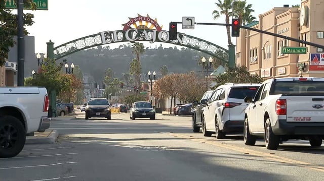 Downtown El Cajon sign on March 7, 2025.