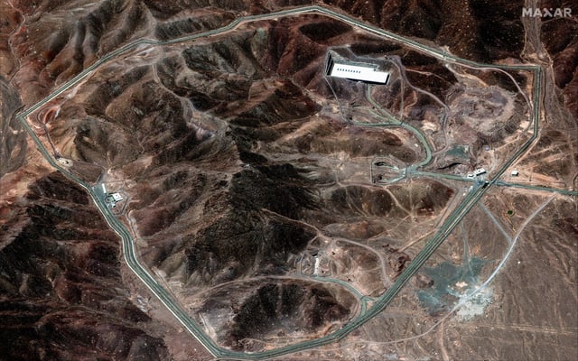 Une image satellite montre l’installation nucléaire de Fordo en Iran, en date du 14 juin 2025.