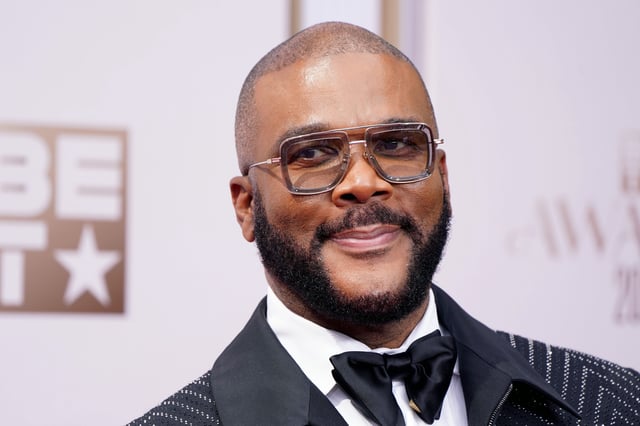 Tyler Perry attends the 2025 BET Awards at Peacock Theater on June 9, 2025, in Los Angeles.
