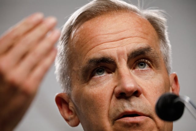 Canadian Prime Minister Mark Carney answers questions from the press during the G7 Leader's Summit in Kananaskis, Alberta, Canada June 17, 2025. REUTERS/Amber Bracken
